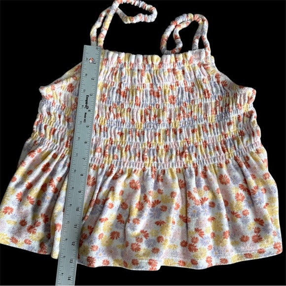 Flare Floral Print Peplum Tank - Picture 3 of 5